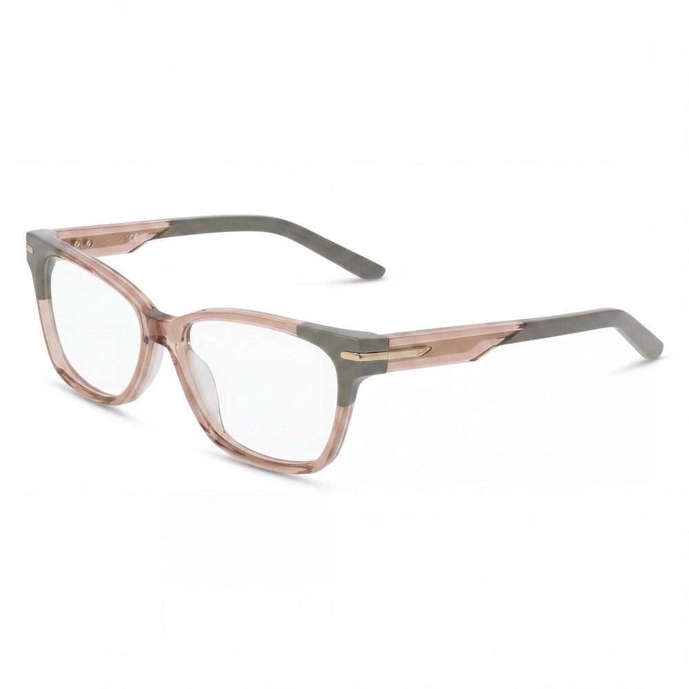 Gafas Nike 7179 de metal para mujer con montura color salvia arena y lentes transparentes sin polarizar, 53-16-140