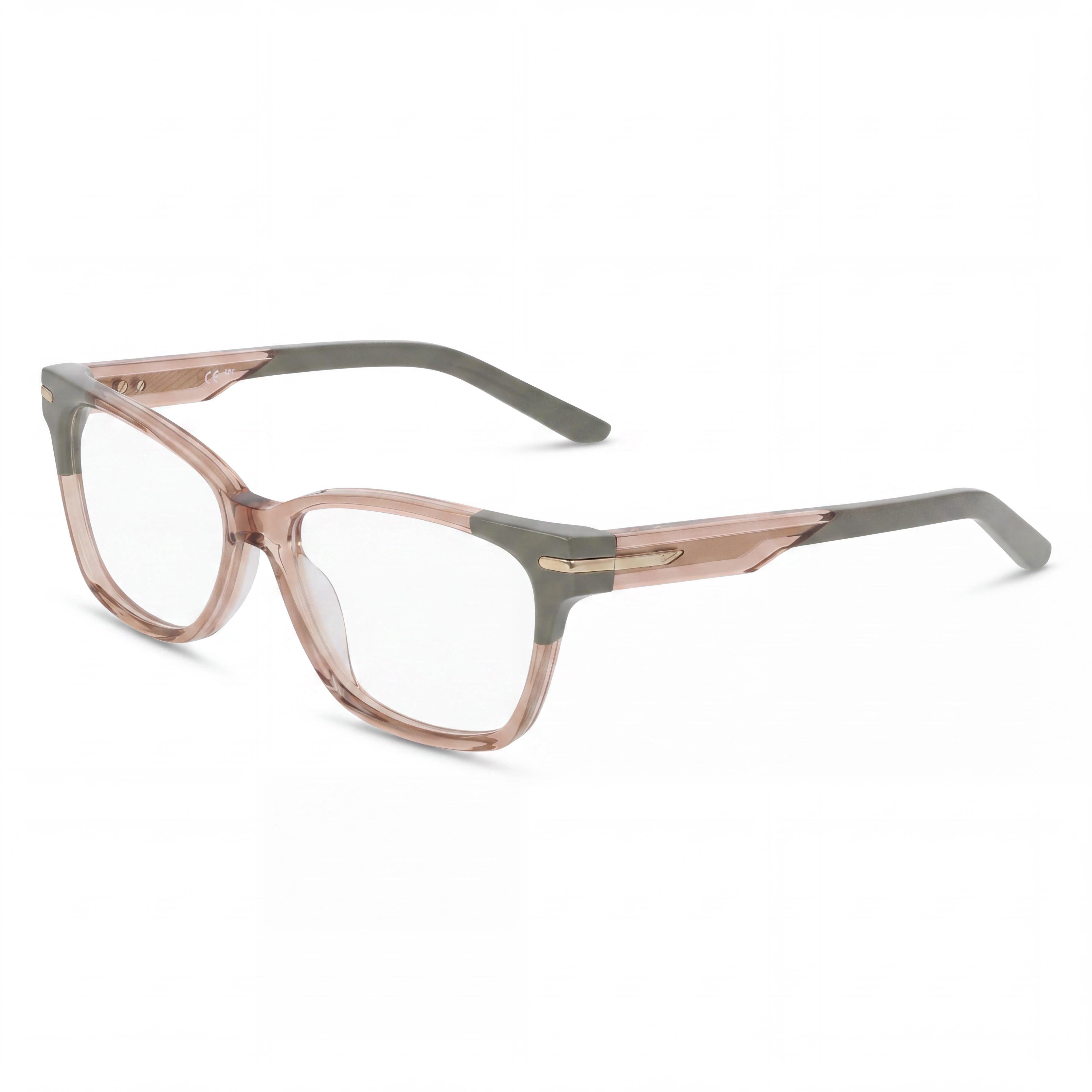 Gafas Nike 7179 de metal para mujer con montura color salvia arena y lentes transparentes sin polarizar, 53-16-140, Photo 1