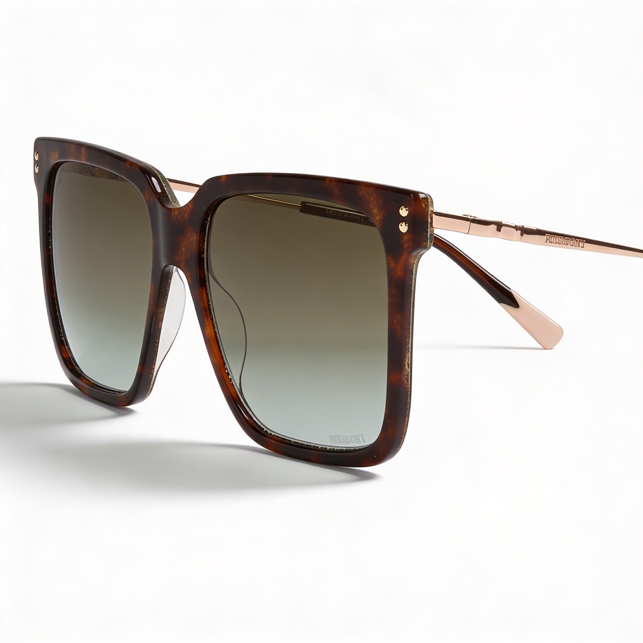 Missoni Classic Women's Full Rim Acetate Multi-coloured Pattern UV-Protected Sunglasses 57mm, Photo 1