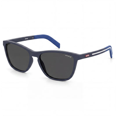 Levi's Modern Women's Matte Blue ECO POLYAMIDE Frame Sunglasses with UV Protection, 57mm