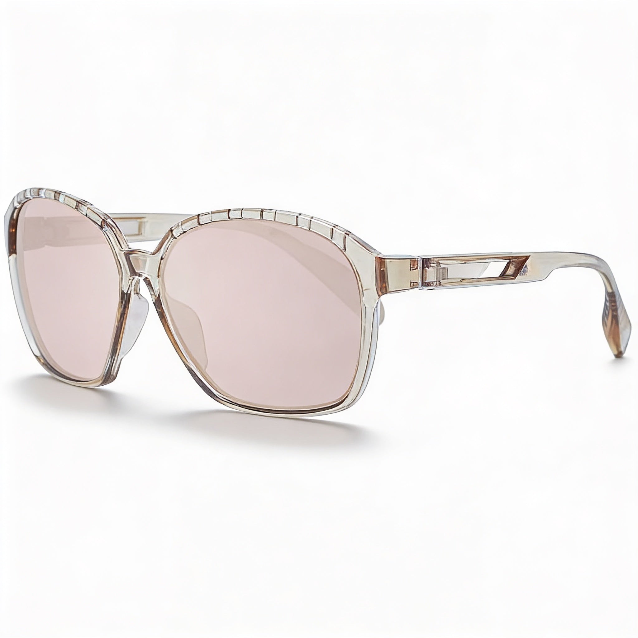 Adidas Classic Women's Light Brown Plastic Frame Polycarbonate Lens Non-Polarized UV400 Sunglasses 62mm, Photo 1