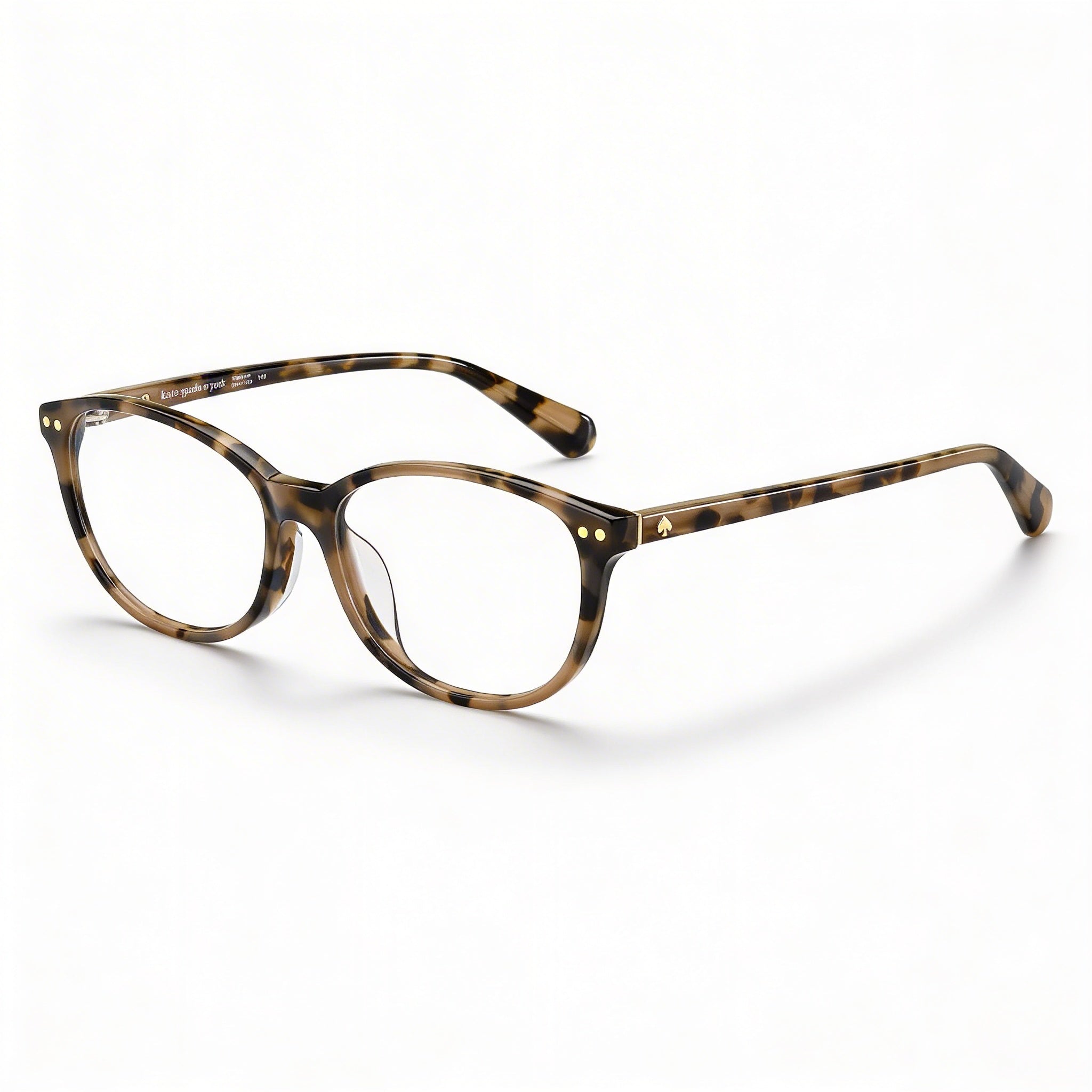 kate spade new york EVANGELINE/F Eyewear Frame for Women, Dark Havana Acetate Material, 53mm Lens Width, Photo 1