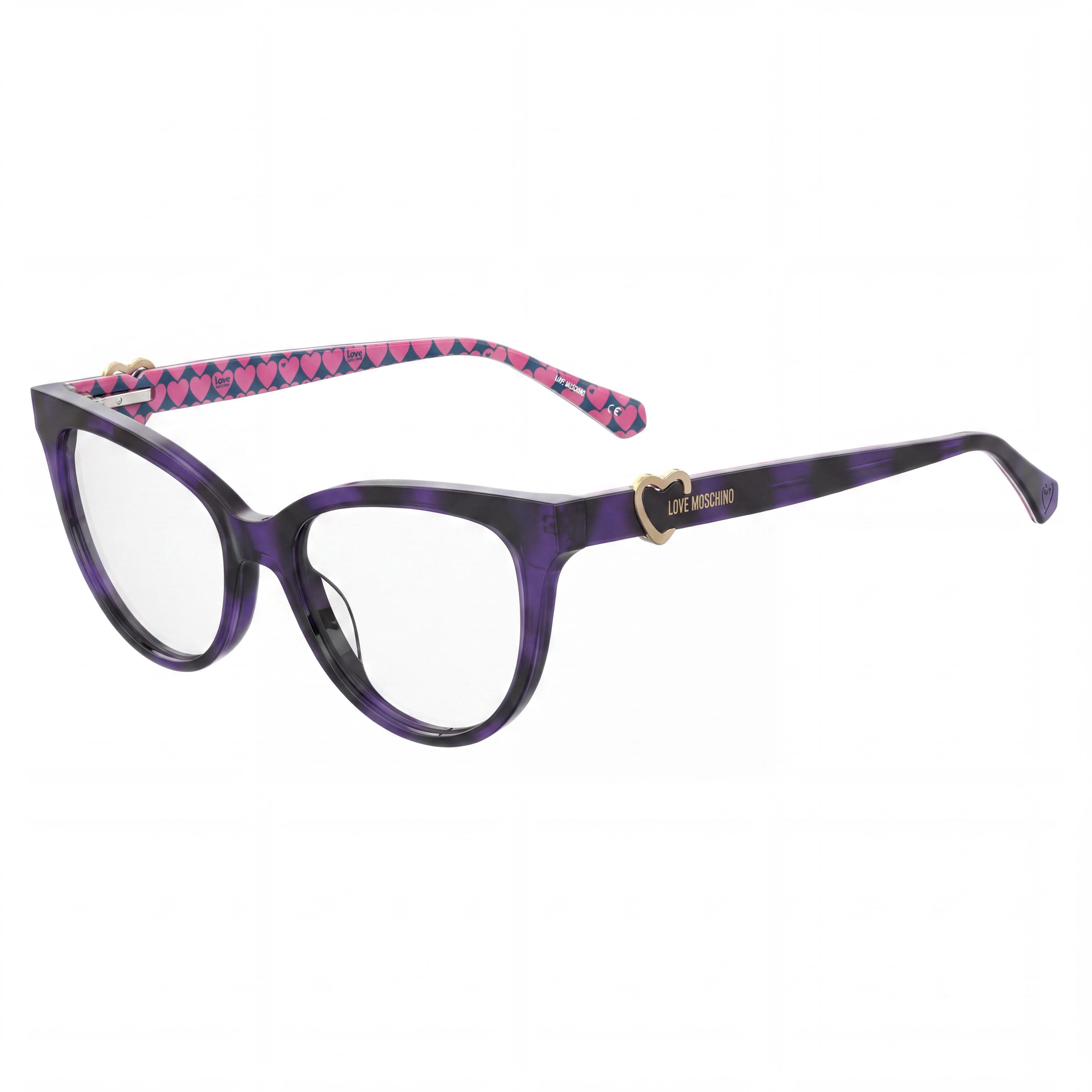 Gafas de sol unisex Love Moschino MOL609 violeta havana con lentes de cristal, no polarizadas, 52 mm de ancho de lente, Photo 1
