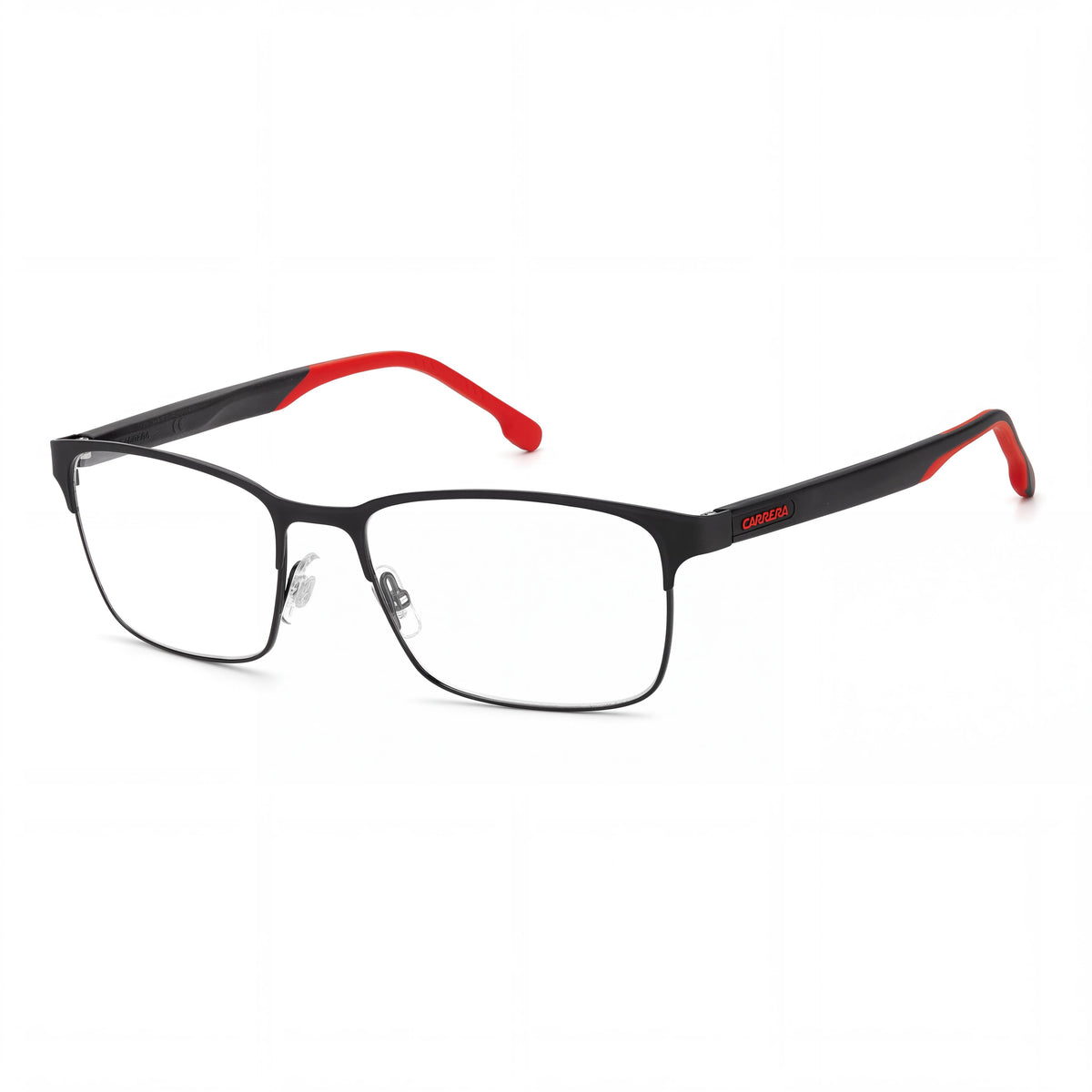 Carrera 8869 Unisex Classic Eyewear, Matt Black Alloy Steel Frame, Non-Polarized Lenses, 55mm, Photo 1