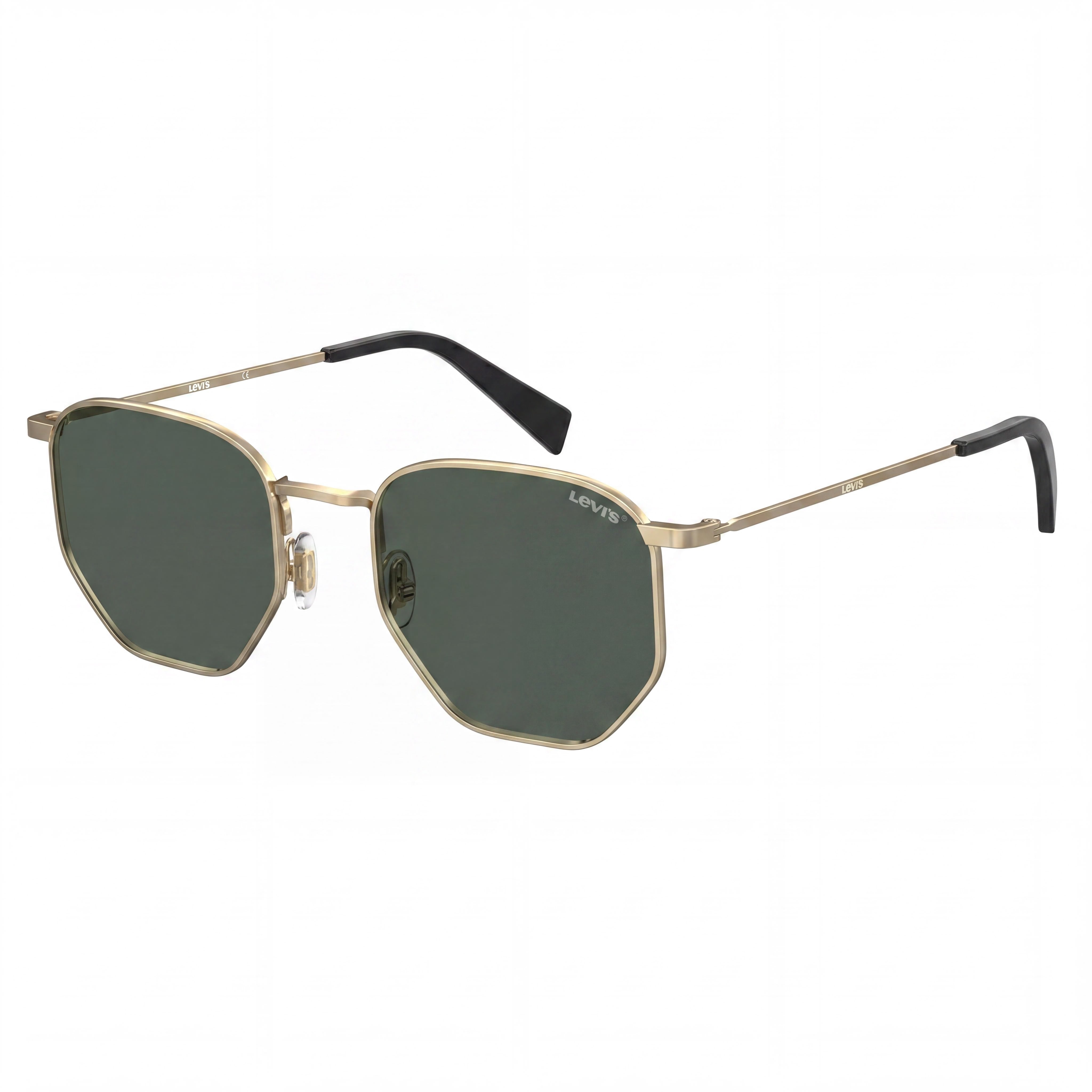 Levi's Modern Men's Style Eyewear with Metal Frame, UV Protected Polycarbonate Lenses, 51mm Lens Width - 20mm Bridge - 145mm Temple Length, Photo 1