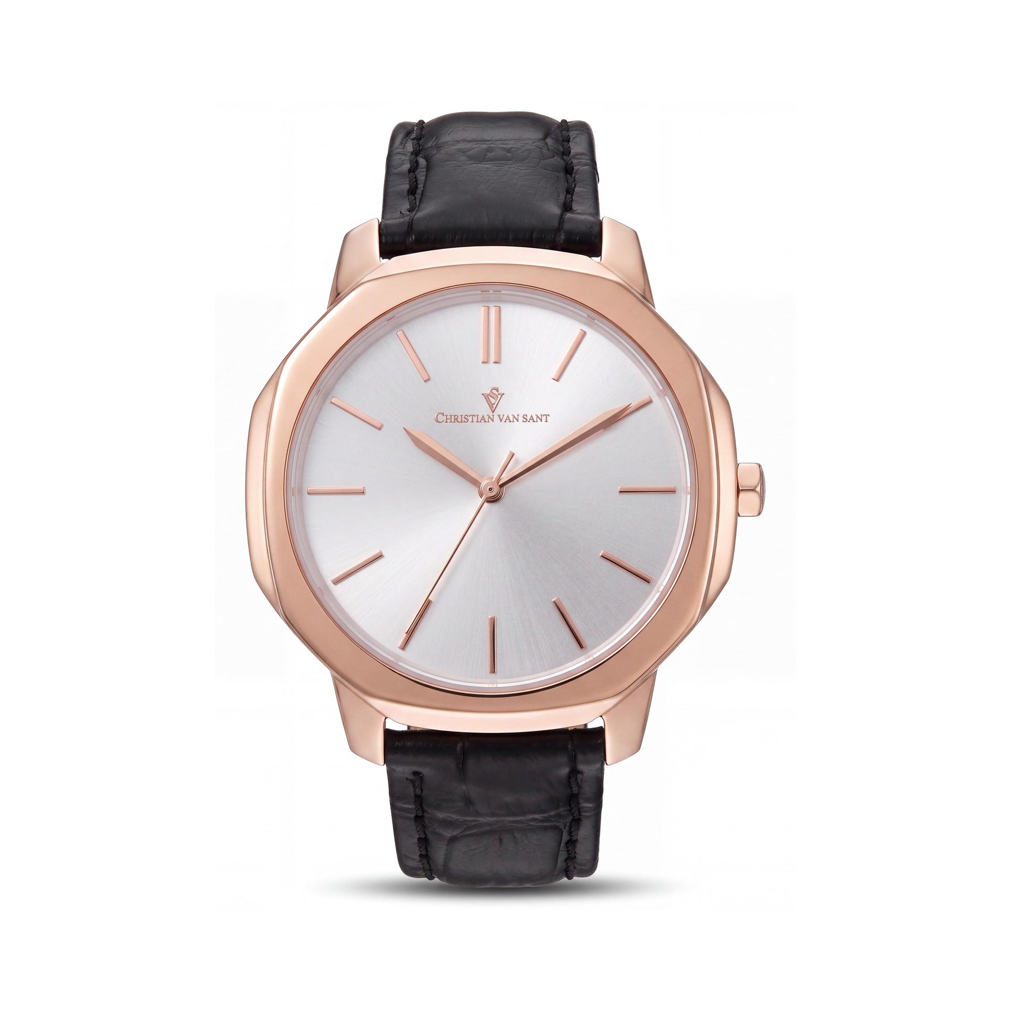 Christian Van Sant CV0503 Women's Quartz Movement Watch, Silver-Tone Dial, Stainless Steel Case, Water Resistant, Photo 1