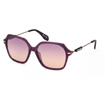 adidas Originals Casual - Gafas de sol para hombre, color violeta mate inyectado, talla 55-16-140