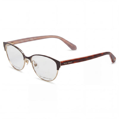 kate spade new york Emelyn Gafas de Mujer de Acero Inoxidable Marrón con Lentes de Demostración 52mm
