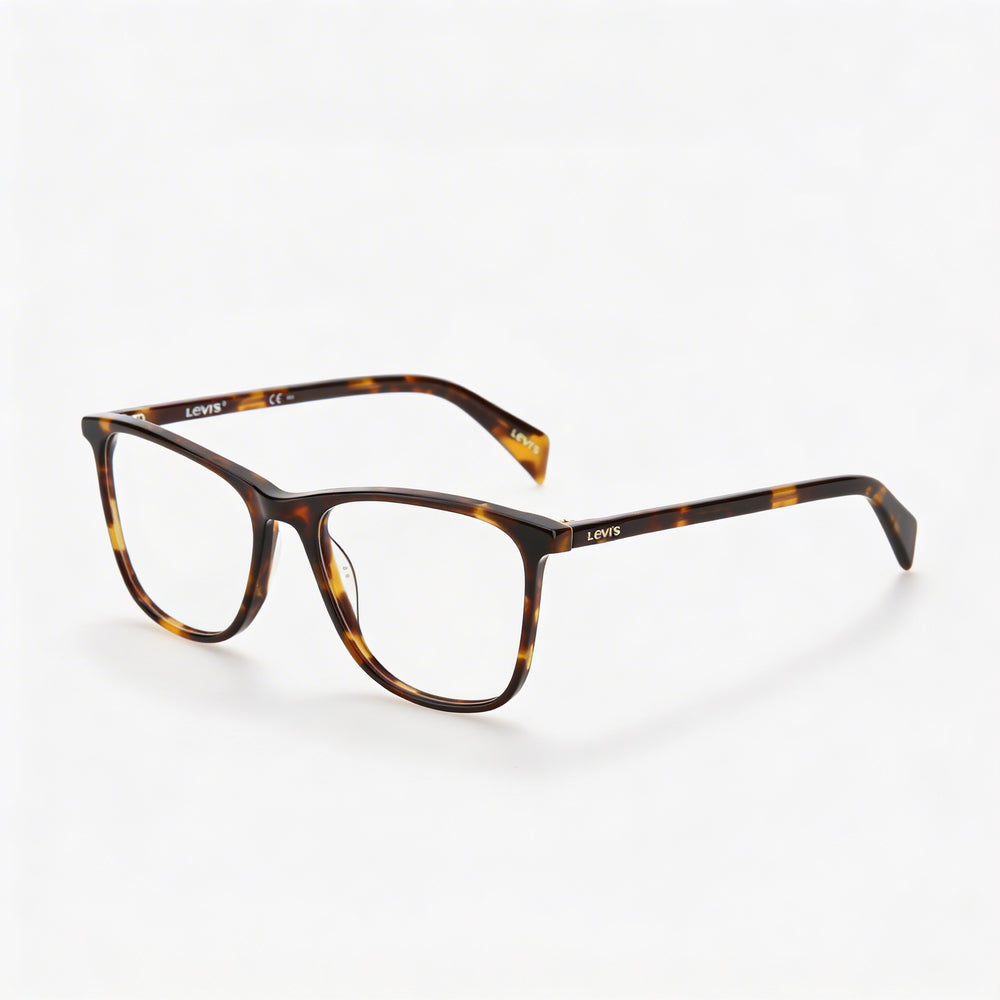 Gafas de vista unisex Levi's Lv 1003 Square Eco Pmma Havana 52-17-145