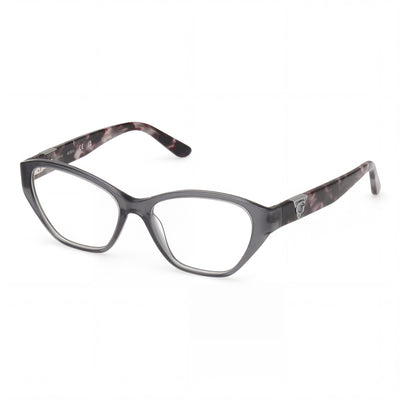 Gafas de sol Guess Fashionable con montura gris brillante, material azul, policarbonato (no para mujer) 51/16/135
