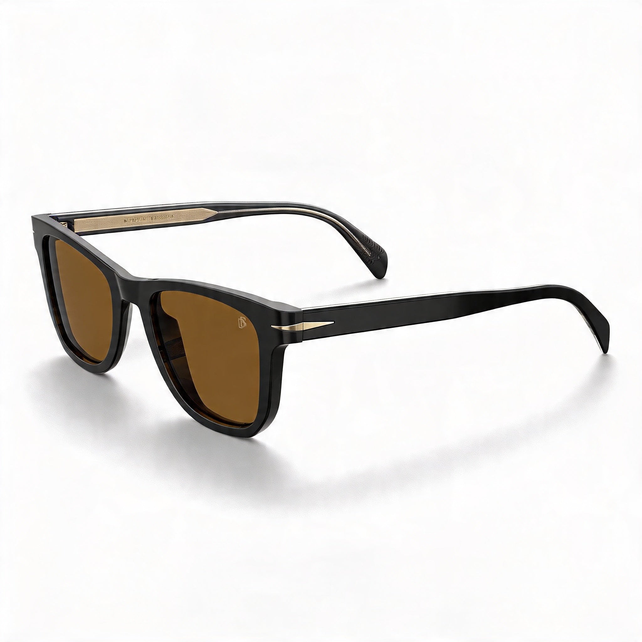 David Beckham Db 1006/s Men's Classic Acetate Frame Sunglasses, Black Lenses, UV 400 Protection, 50mm, Photo 1