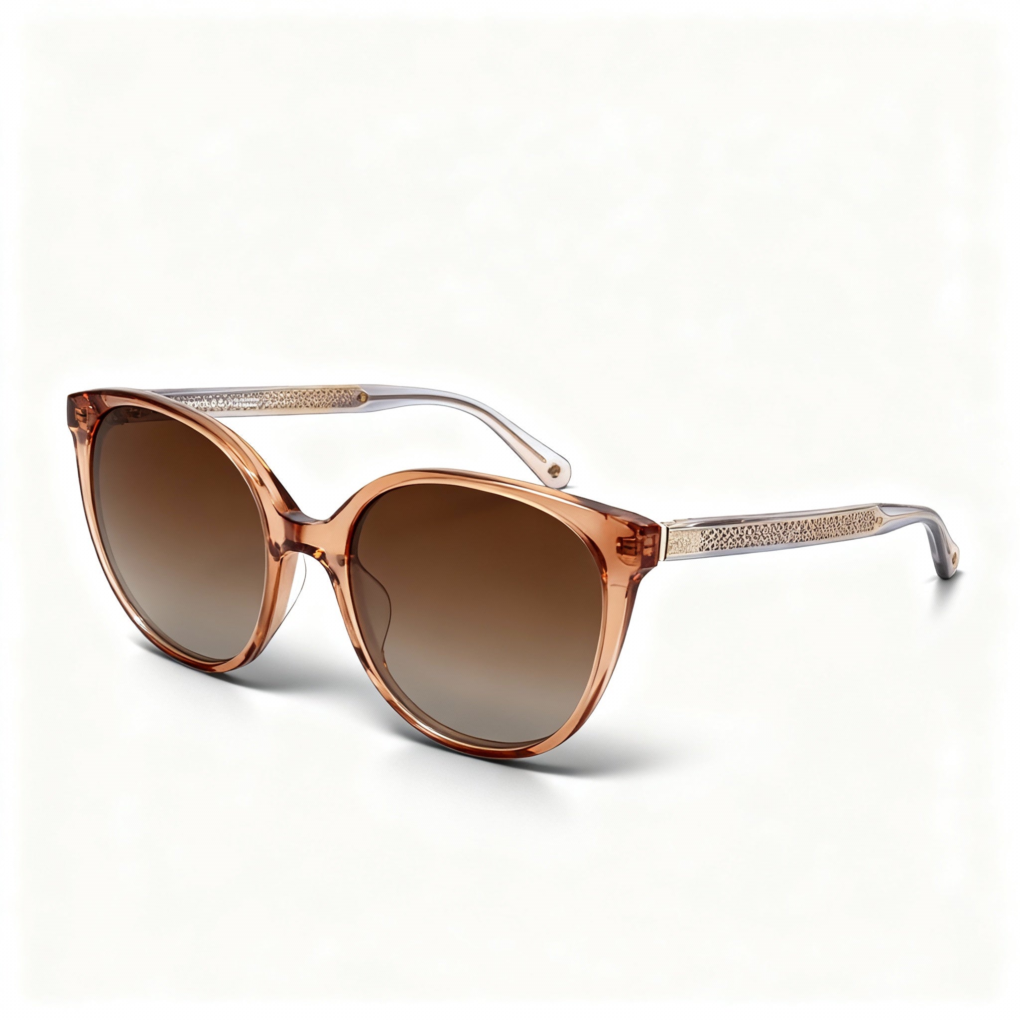 Kate spade new york Kimberlyn/G/S Women's Plastic Sunglasses, Crystal Brown, Polarized Brown Gradient Lenses 56-19-140, Photo 1