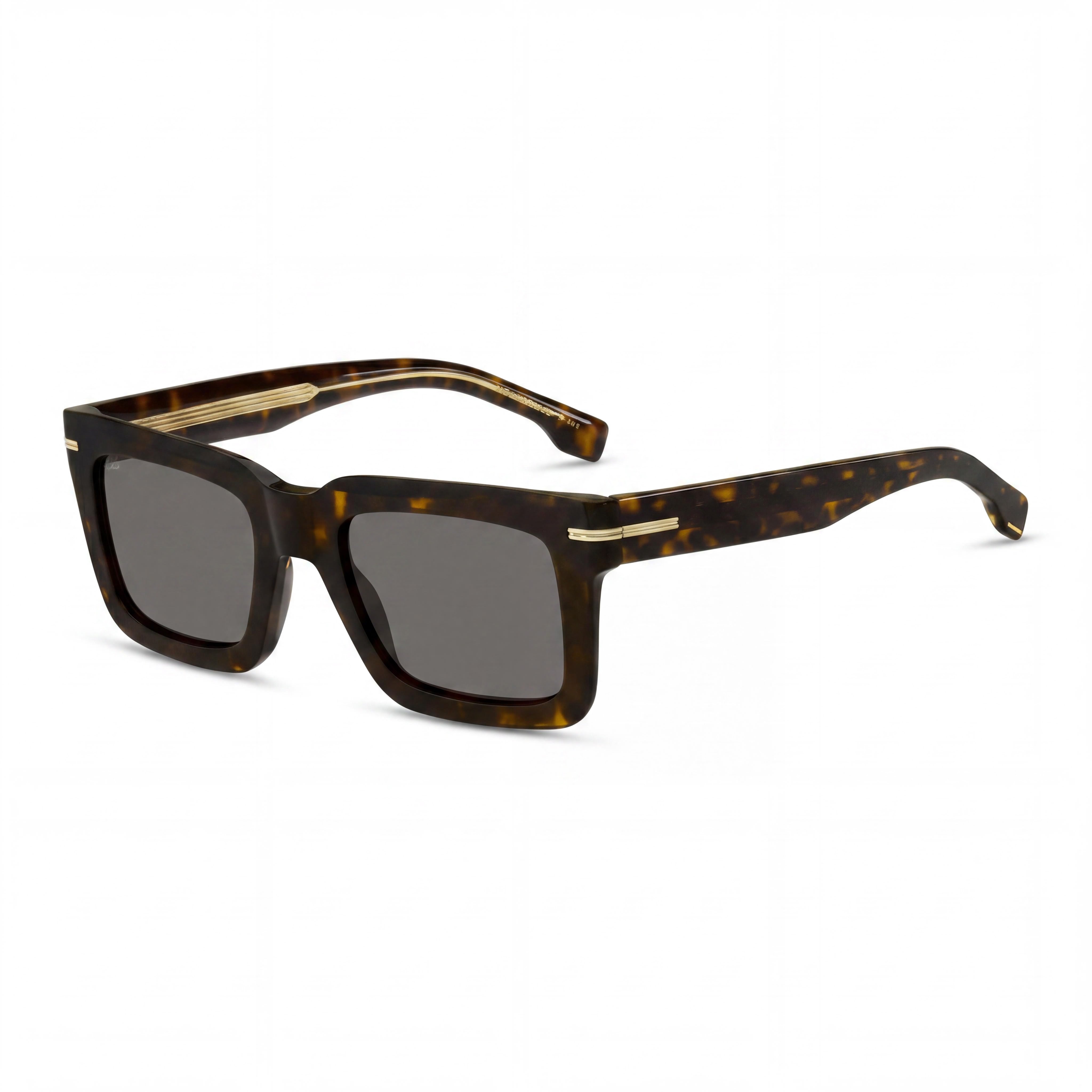 Hugo Boss BOSS 1501/S Gafas de sol unisex, montura de aluminio, color havana, protección UV moderna, 51mm, Photo 1