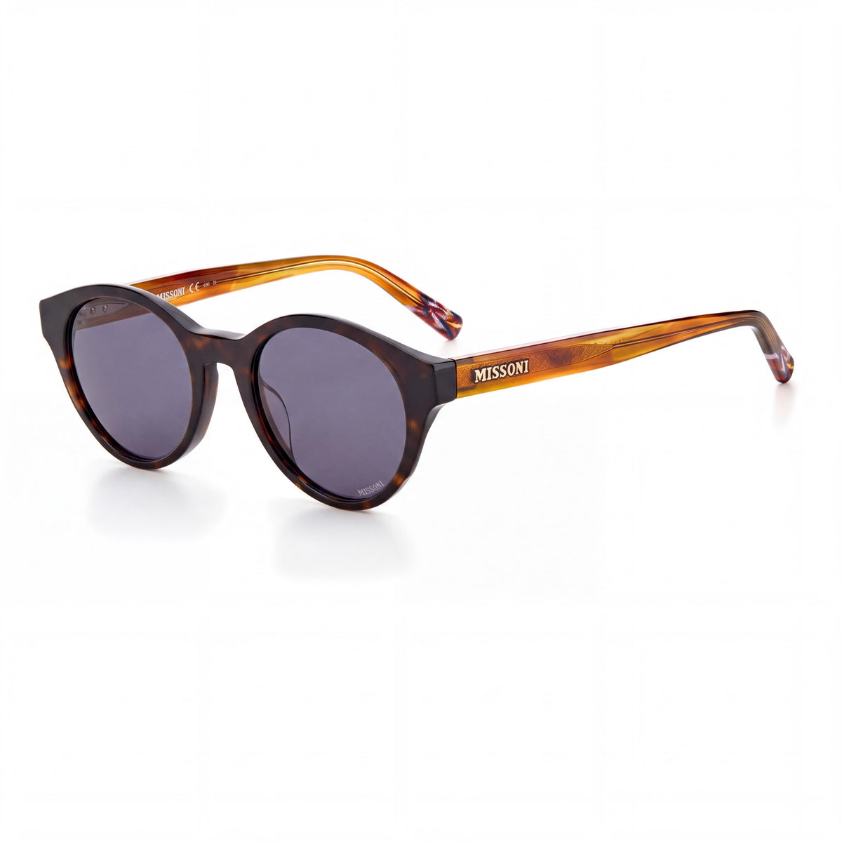 Gafas de sol Missoni Modern para mujer con montura de acetato tipo cuerno Hvn, no polarizadas, 43-20-145 mm, con protección UV, Photo 1
