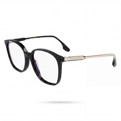 Victoria Beckham Women's Modern Black Metal Frame Polarized Sunglasses with Black Polycarbonate Lenses 55mm Lens Width