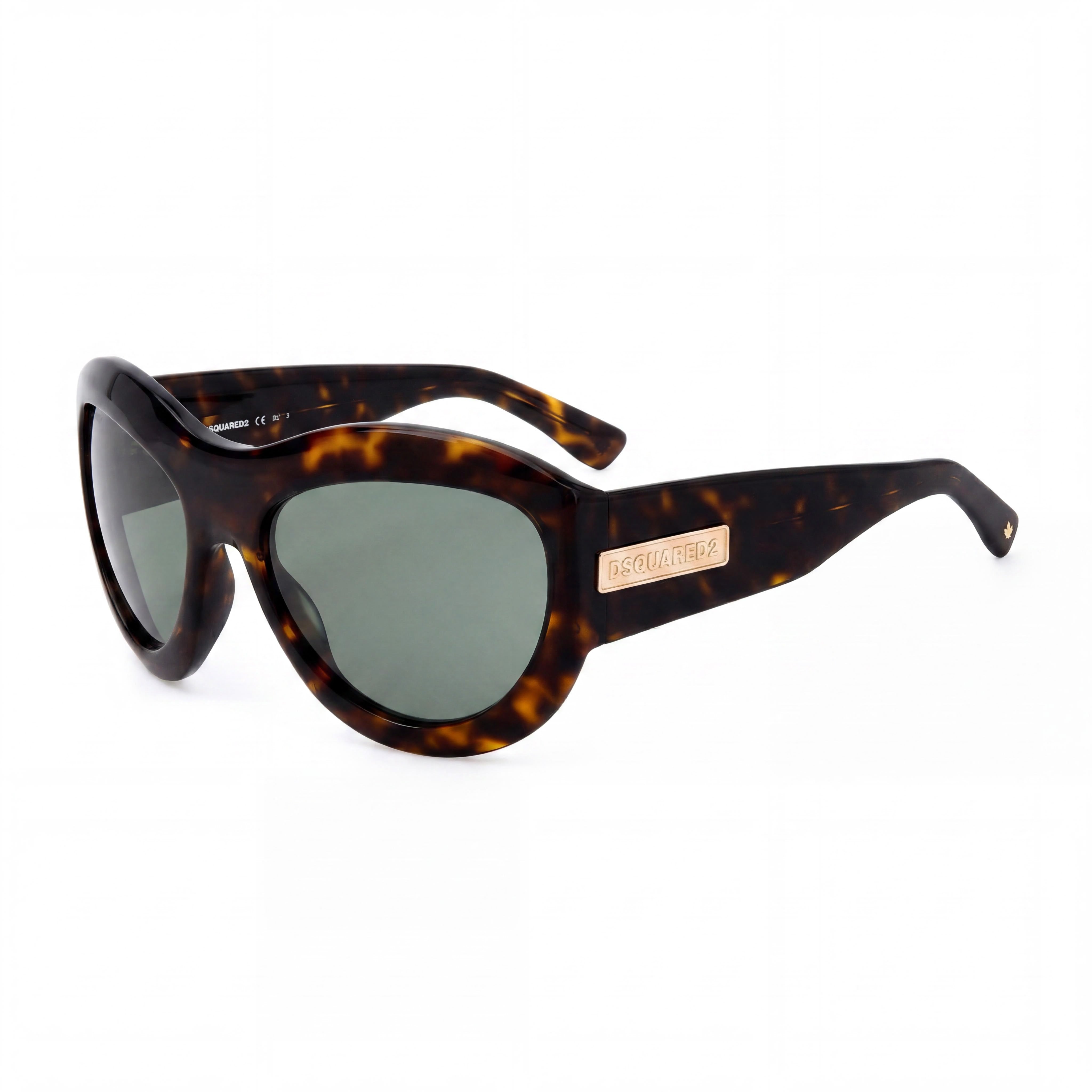 Dsquared2 D2 0072/S Unisex UV Protected Sunglasses, Havana Blue Grey Plastic Frame, Havana Lenses 59mm, Photo 1