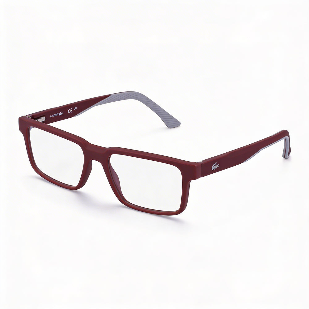 Lacoste L2922 Modern Women's Sunglasses with Injected Dark Red Frame and Polycarbonate Lenses 55mm