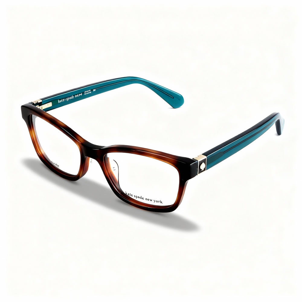 Gafas Kate Spade New York Race 106249 para mujer, estilo Havana moderno, de acetato y policarbonato, no polarizadas, de 50 mm