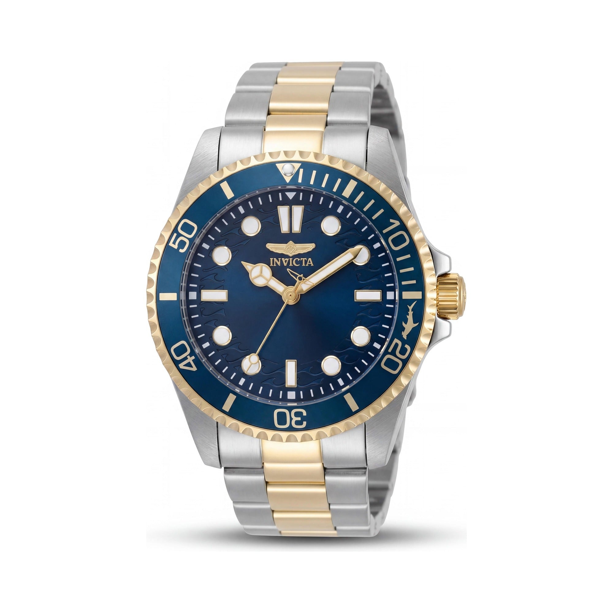 Reloj Invicta Pro Diver 49696 para hombre, de acero inoxidable plateado, esfera azul, cuarzo, resistente al agua hasta 10 ATM, 43 mm, Photo 1