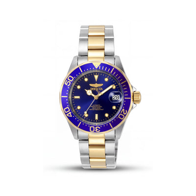 Invicta Men's 8928 Pro Diver Collection Automatic Two-Tone Stainless Steel Blue Date 200M Water Resistant Watch