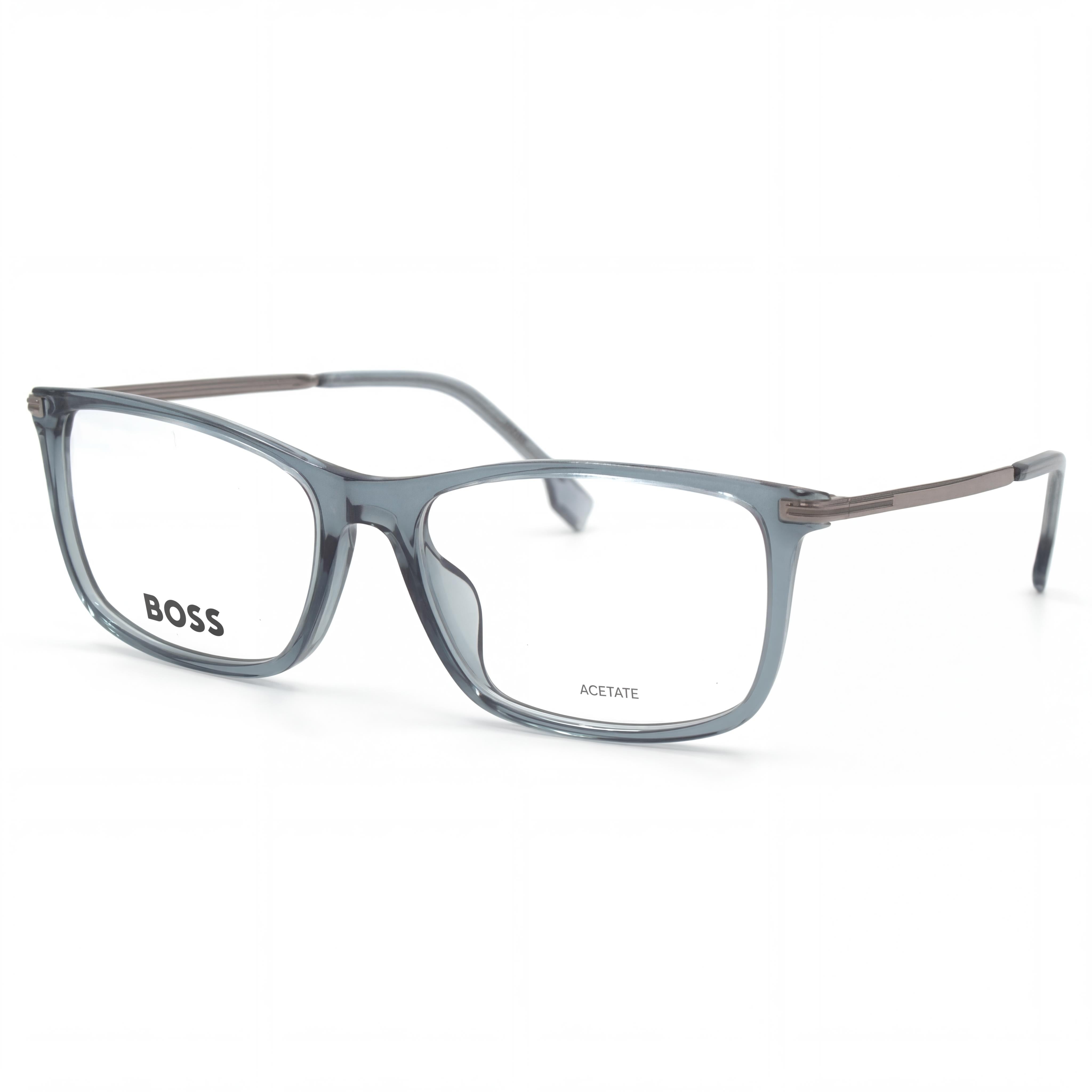 Hugo Boss Audio Systems Casual. Men’s Acetate Frame Clear Lens Glasses 56-17-145, Photo 1