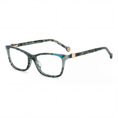 Carolina Herrera Her 0114 Women's Plastic Prescription-Ready Havana Green Eyeglasses with 54mm