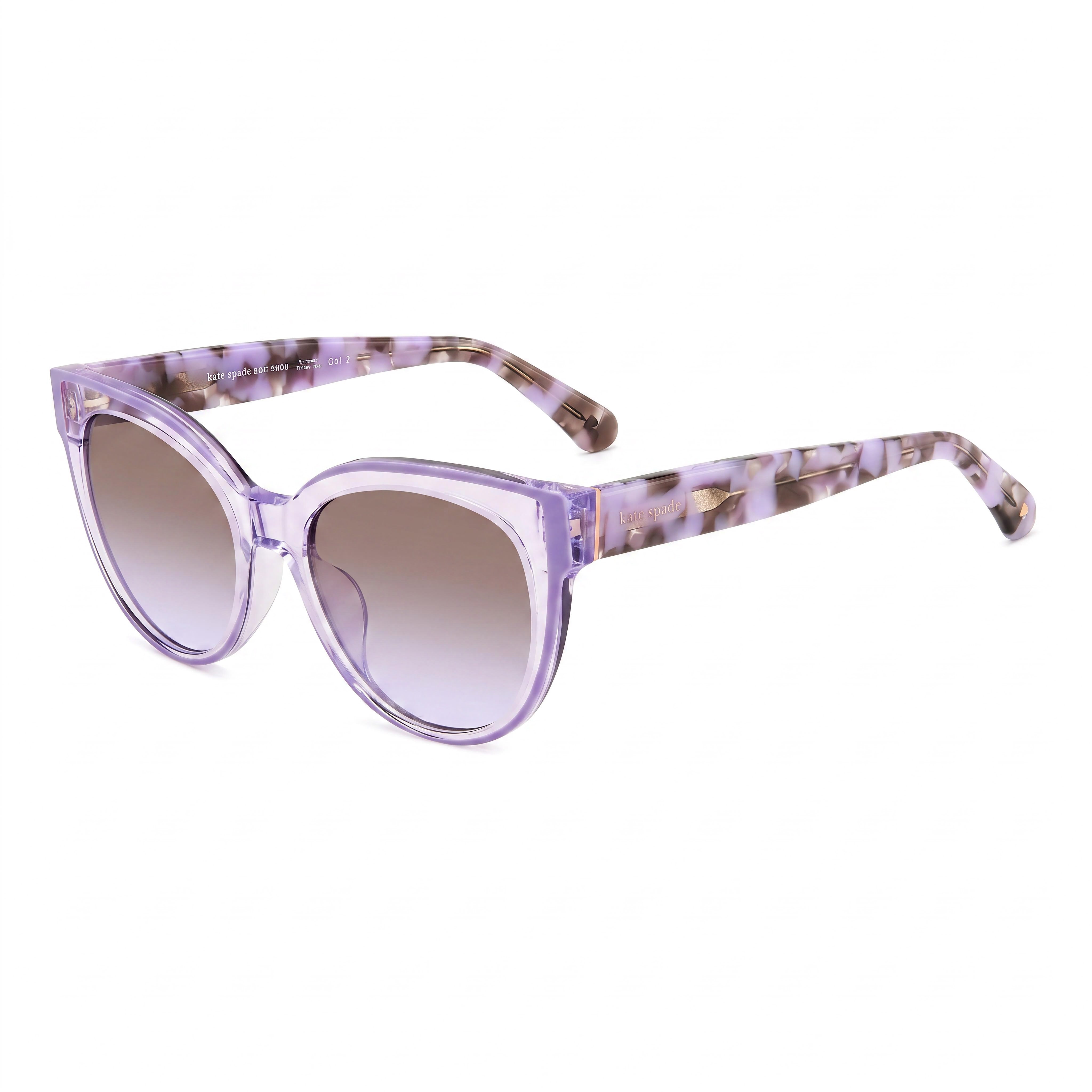kate spade new york Javana/G/S Women's Violet Acetate Frame Non- Brown Violet Doubleshade Lens Sunglasses 53mm, Photo 1