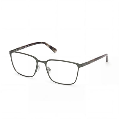 Guess Gu50243 Men's Metal Frame Eyewear Matte Dark Green & Shiny Dark Green 58-18-145