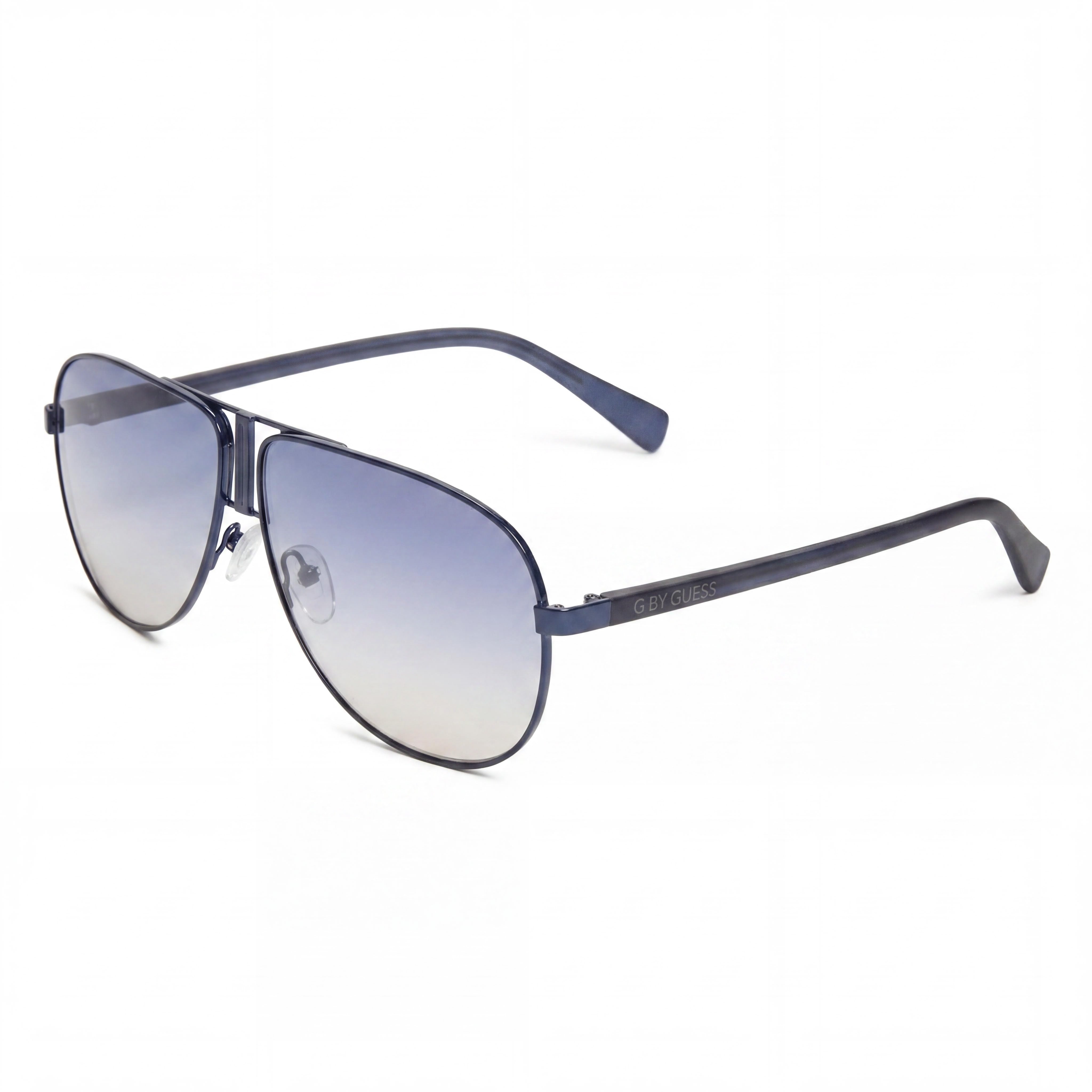 Guess Retro Men's Blue Polycarbonate UV Protection Sunglasses 61mm, Photo 1