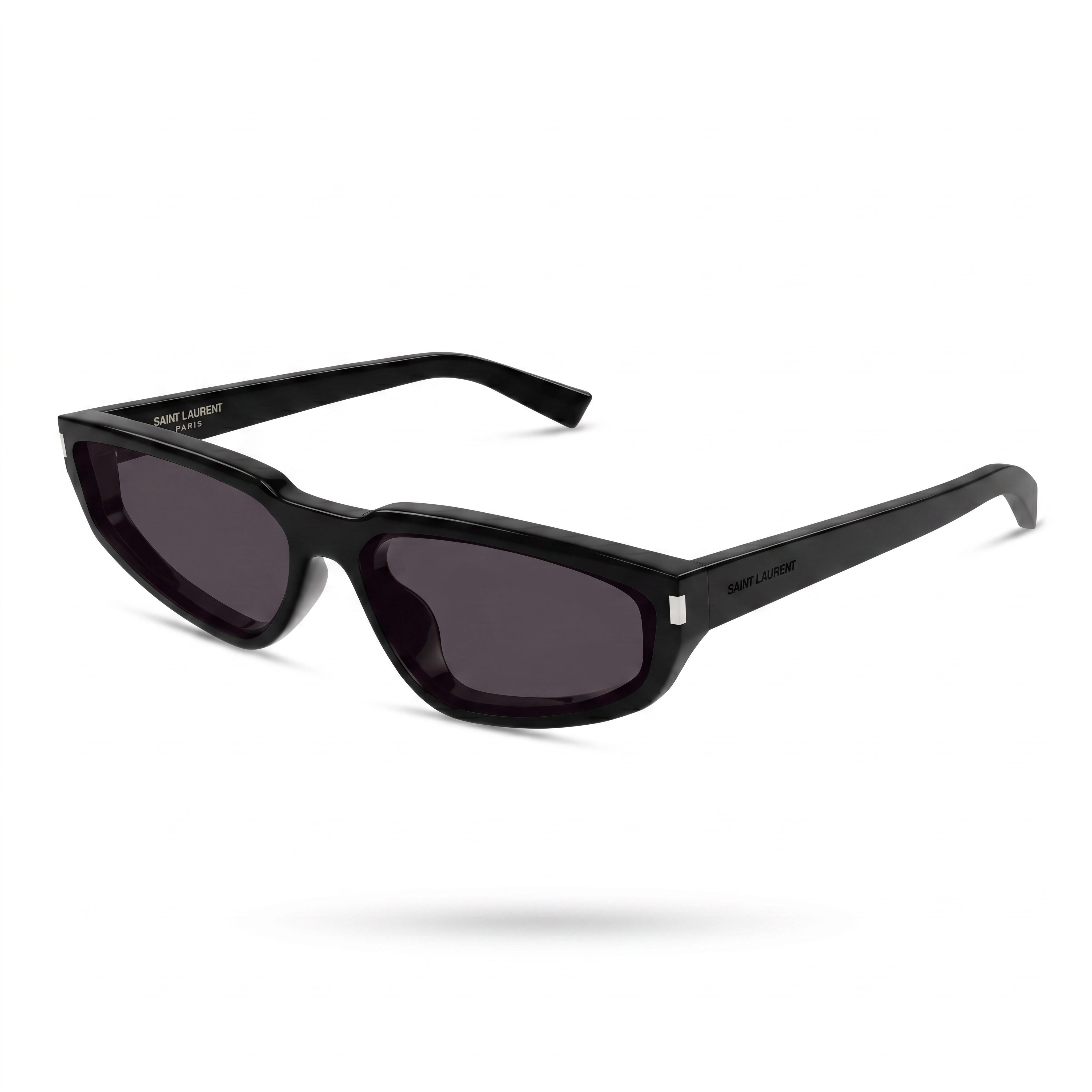Gafas de sol clásicas Yves Saint Laurent SL 634 Nova para mujer, montura negra reciclada y lentes negras, 61 mm, Photo 1