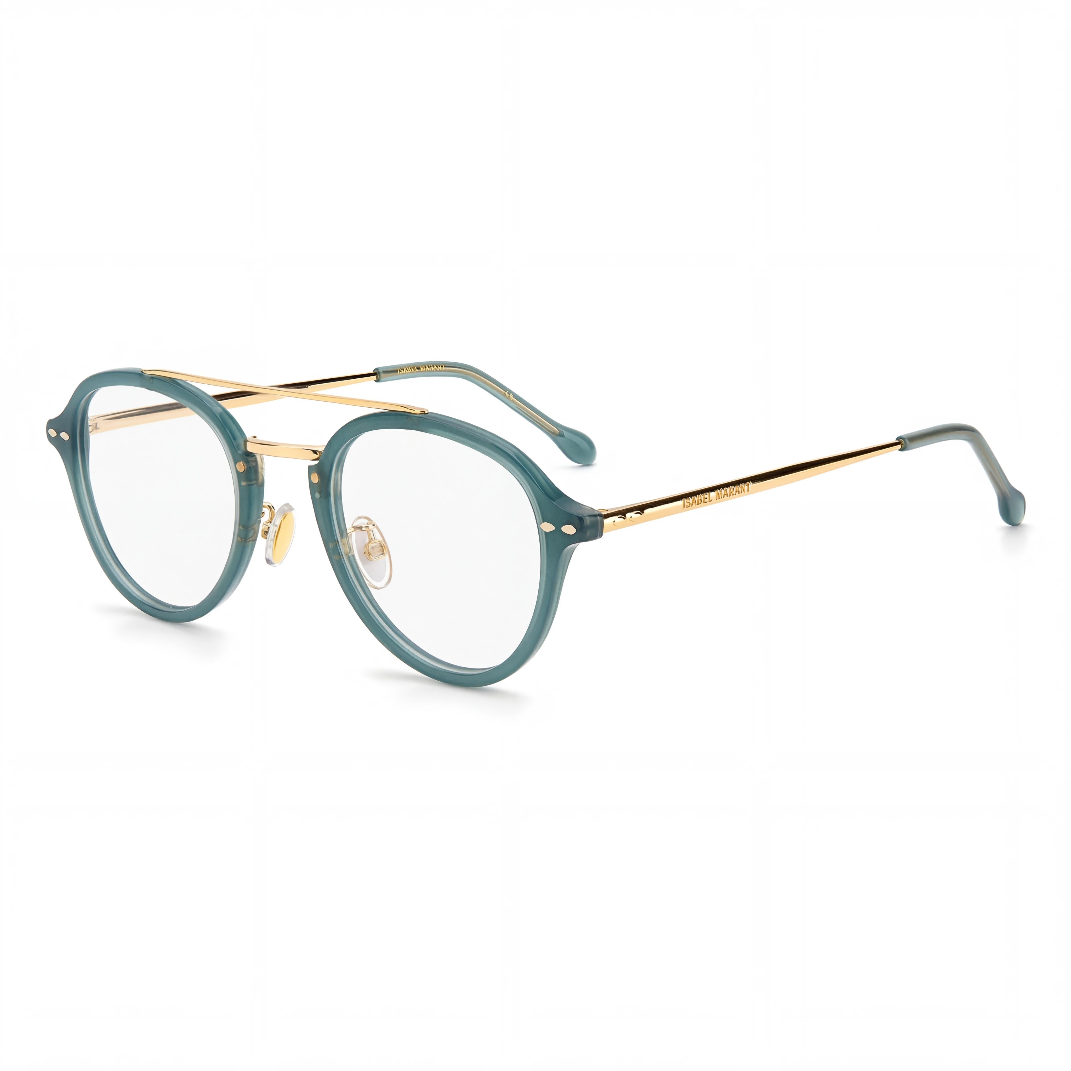 Isabel Marant Modern Women's Polyamide Gold Green Sunglasses 49mm, Photo 1