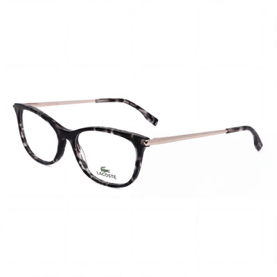 Gafas de sol Lacoste estilo casual para mujer con montura de plástico en Negro Habana y 53 mm de ancho de lente