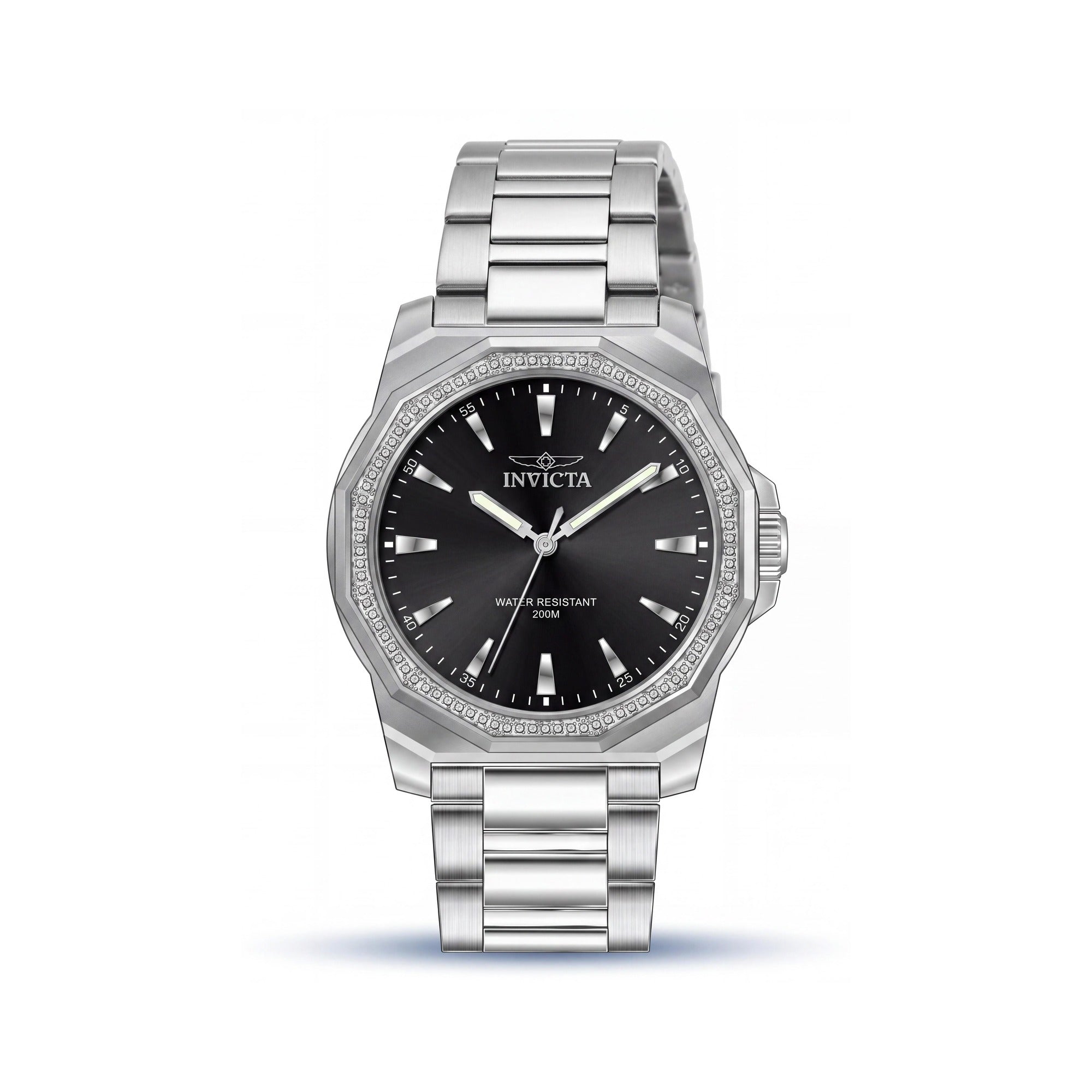 Invicta Speedway 49103 Unisex Quartz Stainless Steel Bracelet Watch 42mm Black Dial, Photo 1