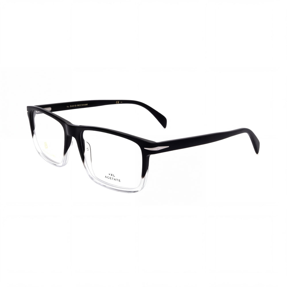 David Beckham Db 1020 Unisex Eyeglasses, Crafted with Acetate Frame in Black Crystal Finish, 56mm