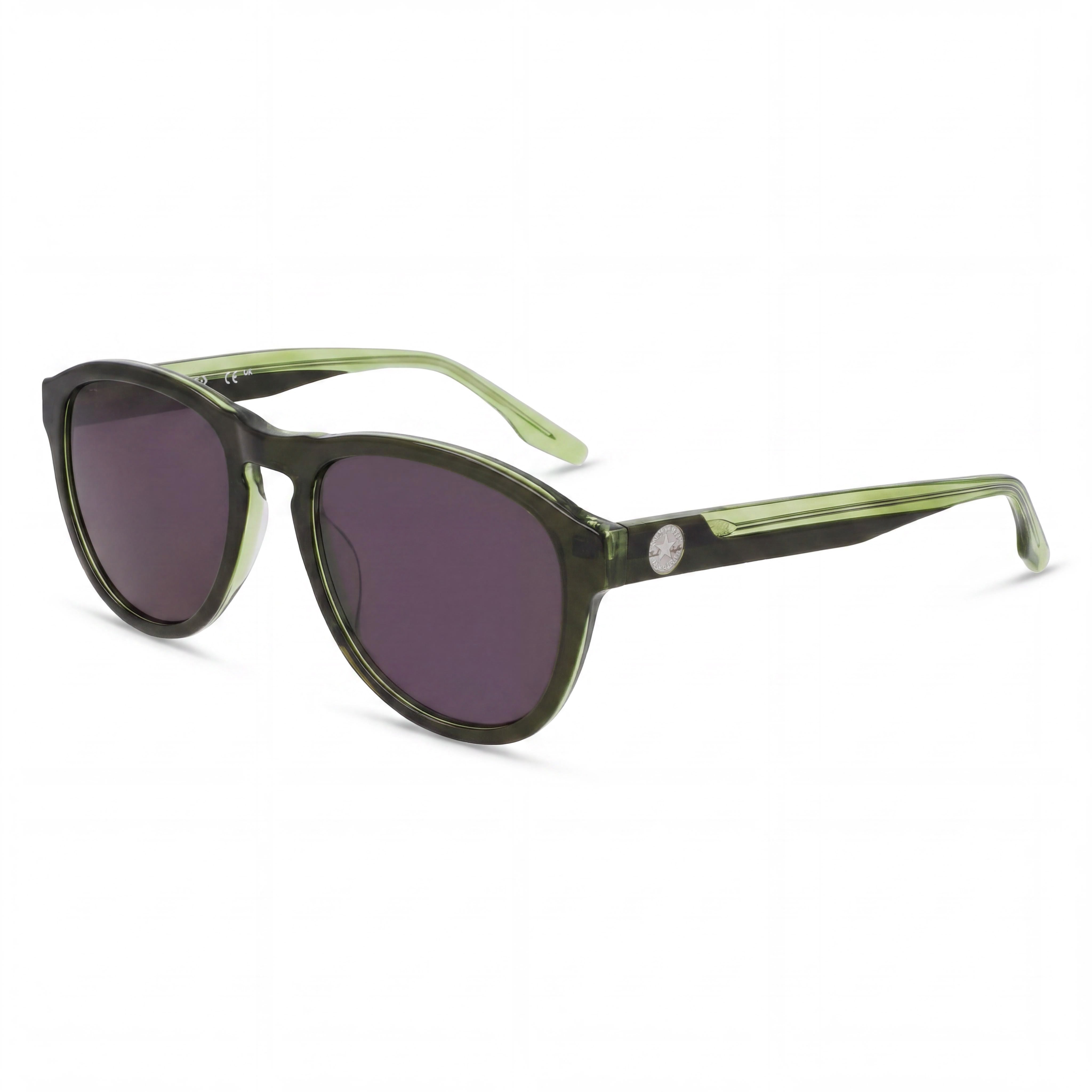 Converse Cv567s Unisex Aviator Crystal Cargo Laminate Acetate Sunglasses 54mm UV 400 Non-Polarized, Photo 1