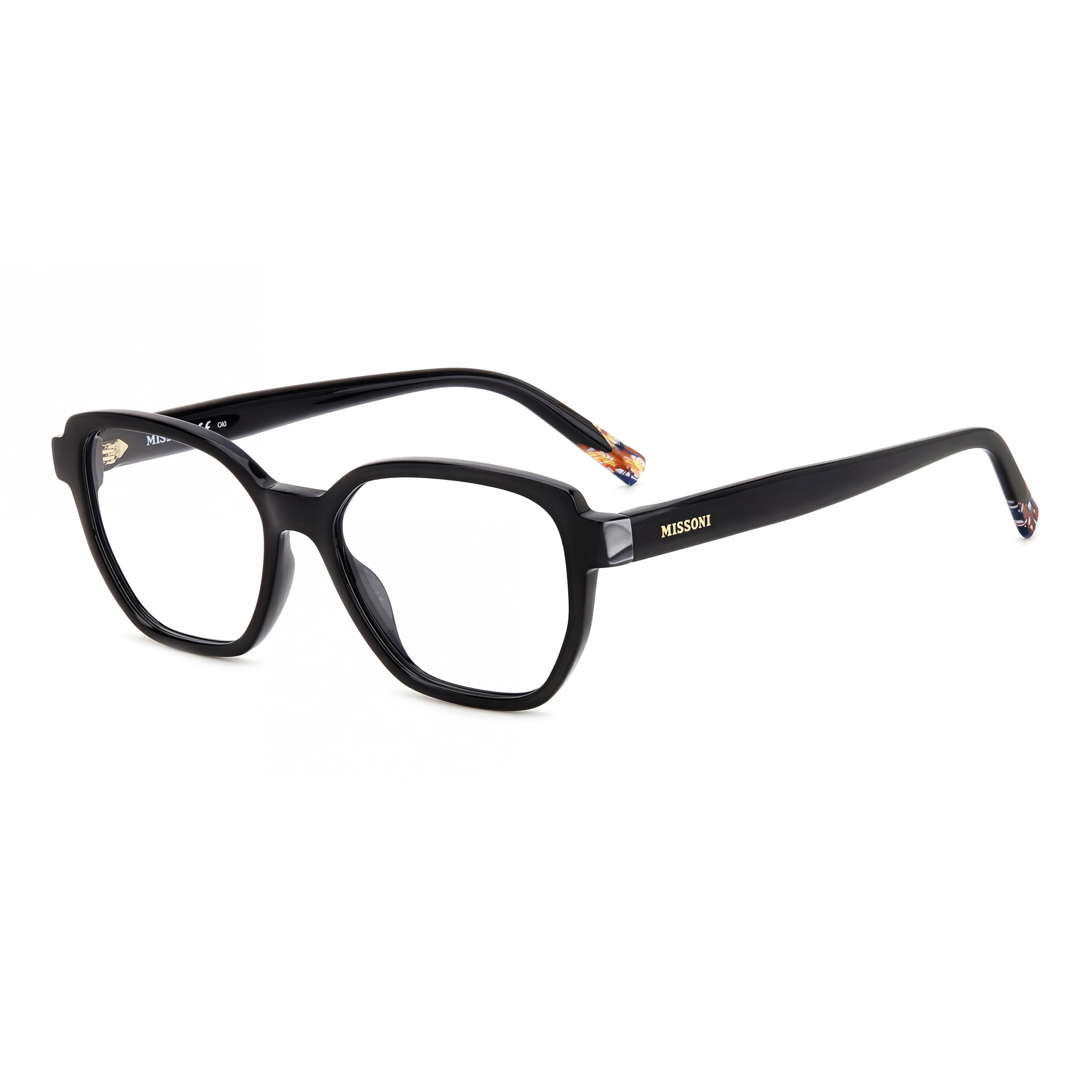 M Missoni Mis 0134 Women's Non-Polarized Sunglasses with Black Plastic Frame and Polycarbonate Lenses 52mm, Photo 1