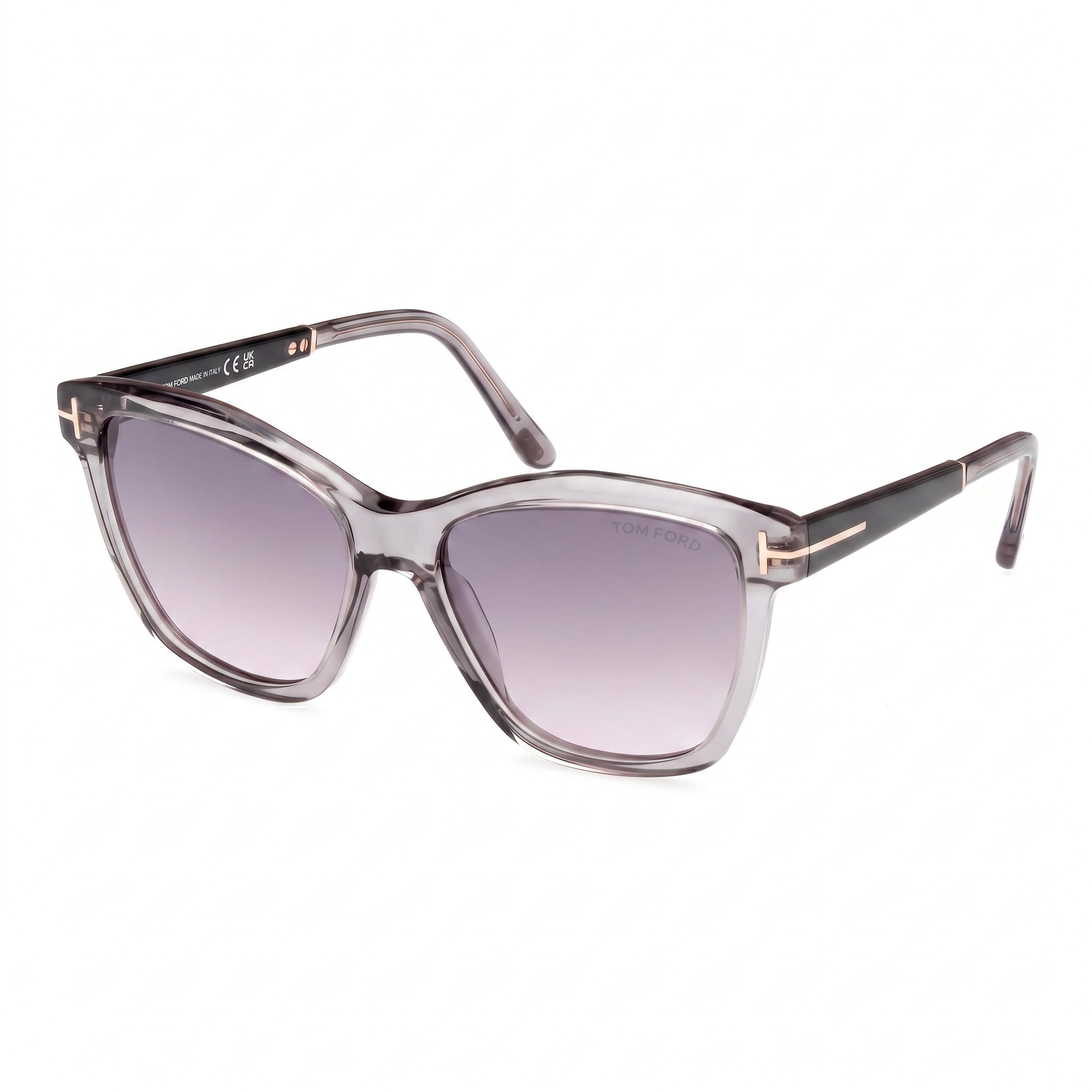 Tom Ford Sport Unisex Multi-Coloured Stainless Steel Frame Silver Lens Sunglasses 54mm, Photo 1