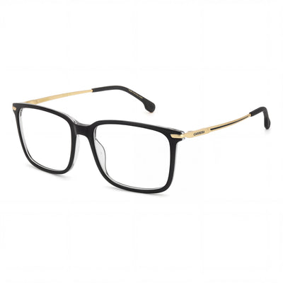 Carrera Unisex RECTANGULAR / CUADRADO Plástico Negro Montura de Cristal Policarbonato Sin-Lentes Gafas de 55mm