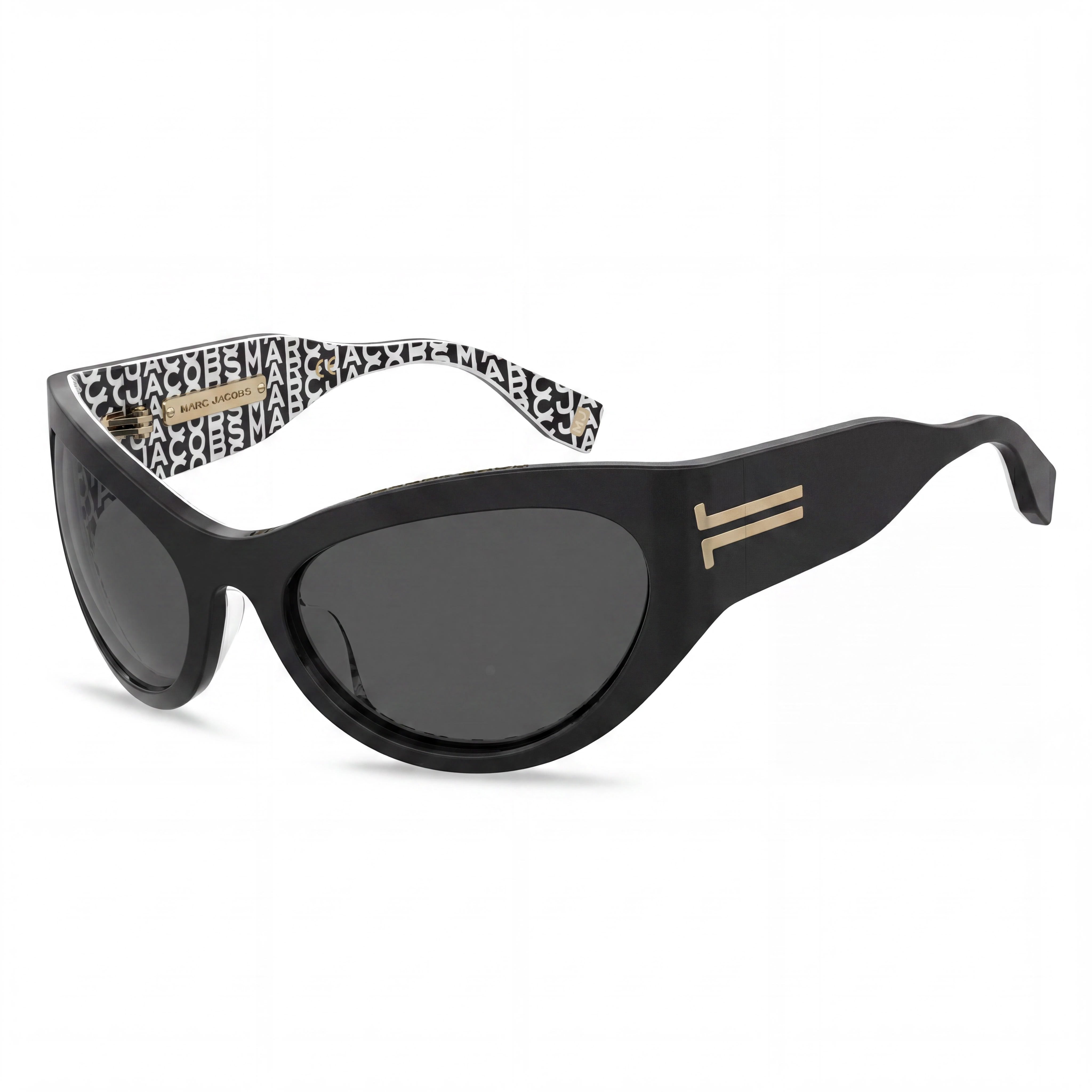 Marc Jacobs Mj 1087/S Women's Black Cat Eye Plastic Frame UV Protection Sunglasses 61mm, Photo 1