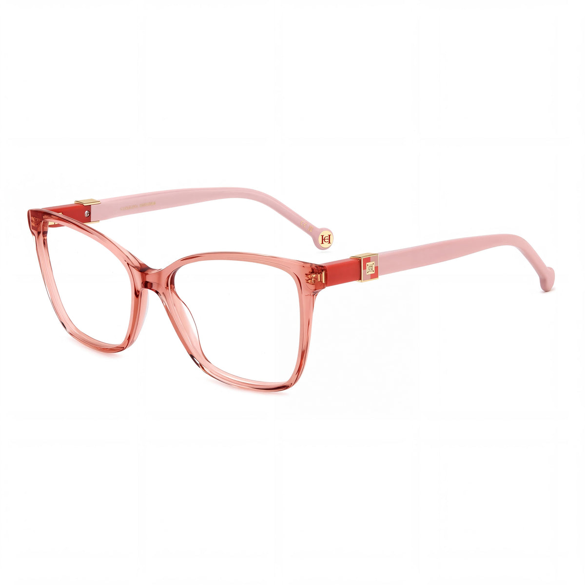 Carolina Herrera Modern Women's Multicoloured Frame Eyeglasses with Peach Lenses, Bridge 16mm, Temple 145mm, Photo 1