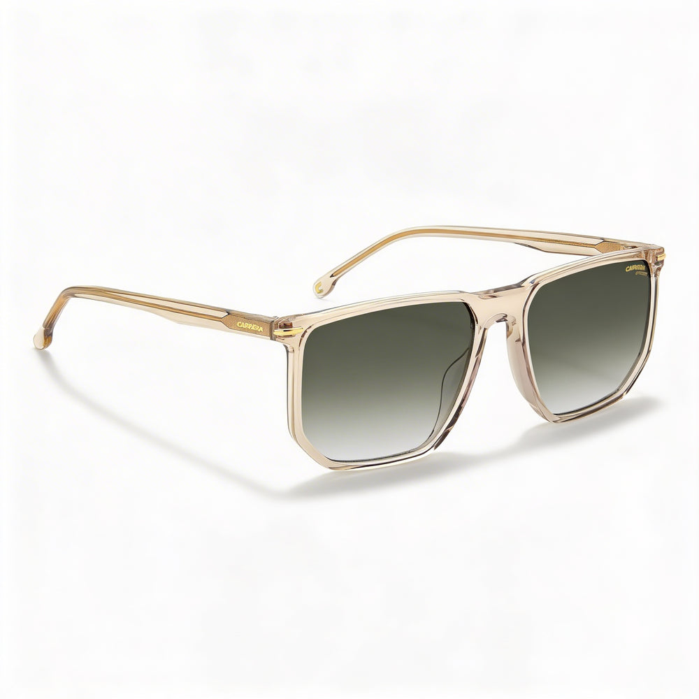 Carrera Casual 329/S Unisex Pink Acetate Green Shaded Non-Polarized 100% UV Protection 58mm Sunglasses