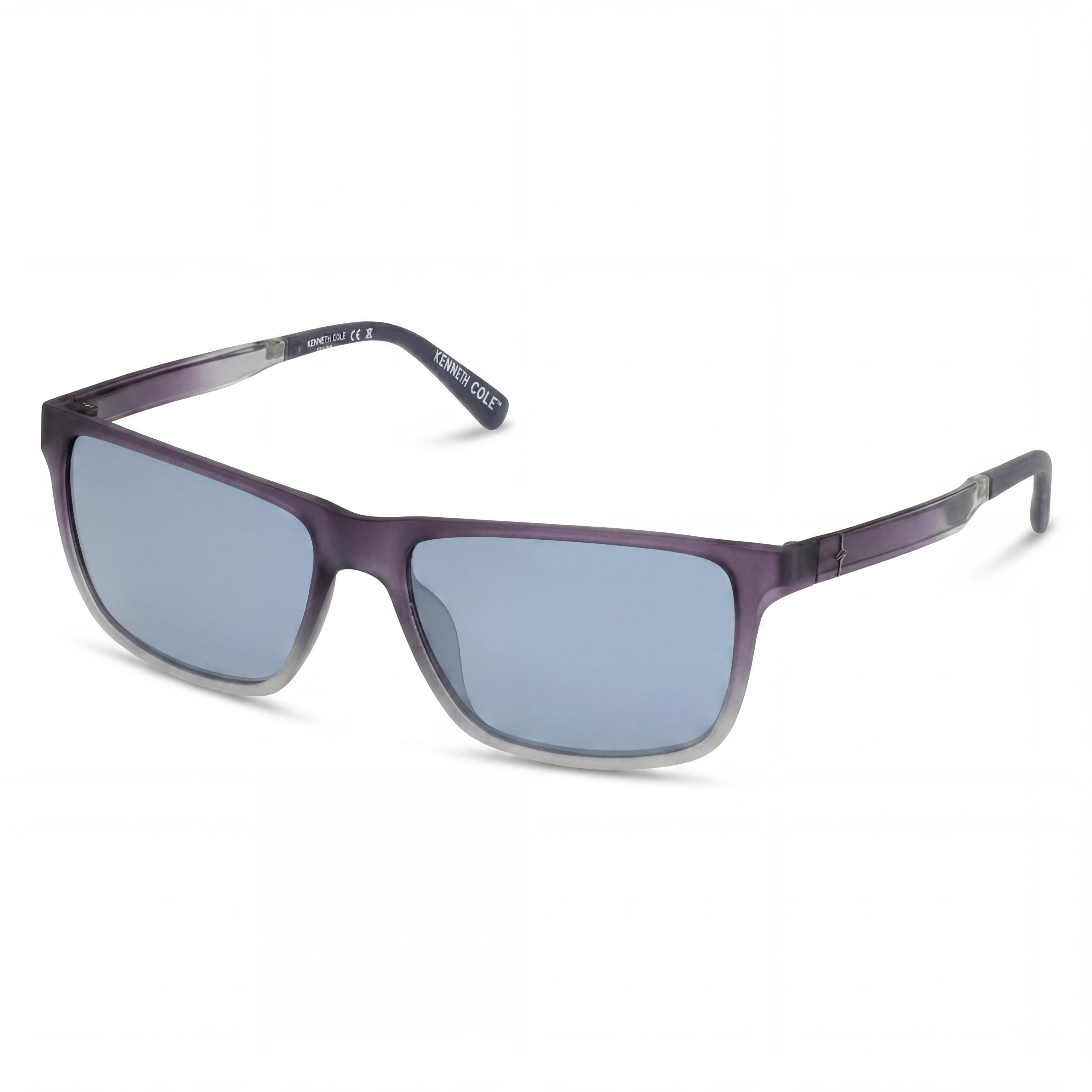 MARCOLIN USA, INC Men's Lightweight Ultem Blue Frame Smoke Polarized 100% UV Protection Anti-Reflective Sunglasses, Photo 1