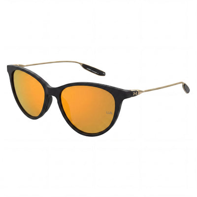 Under Armour Classic Women's UV Protection Sunglasses with Black POLYAMIDE INJ-GRIL. Frame & Red Multilayer Lenses 54mm