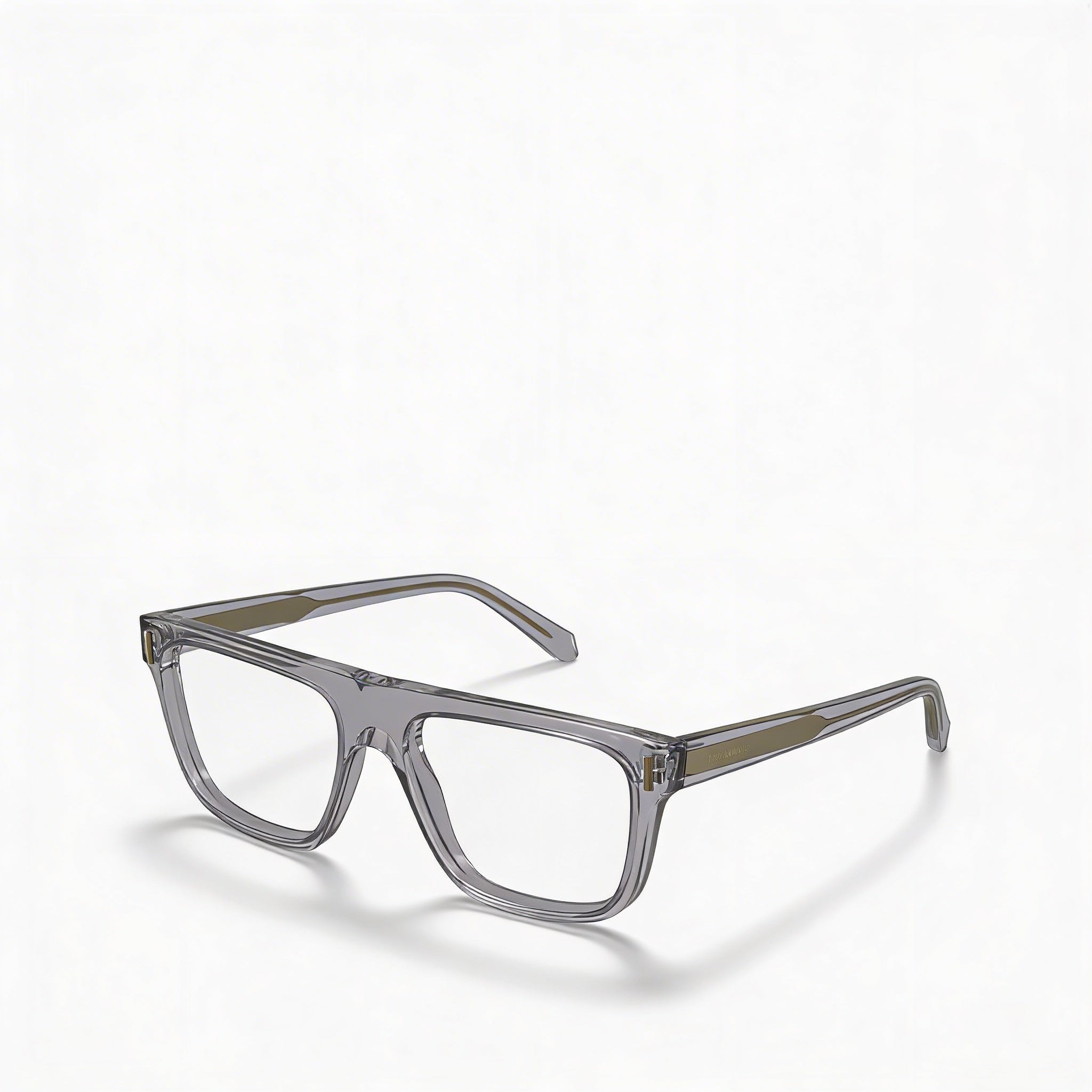 Gafas Ferragamo Sf2997 de acetato gris claro para hombre con lentes de policarbonato 55 mm, Photo 1