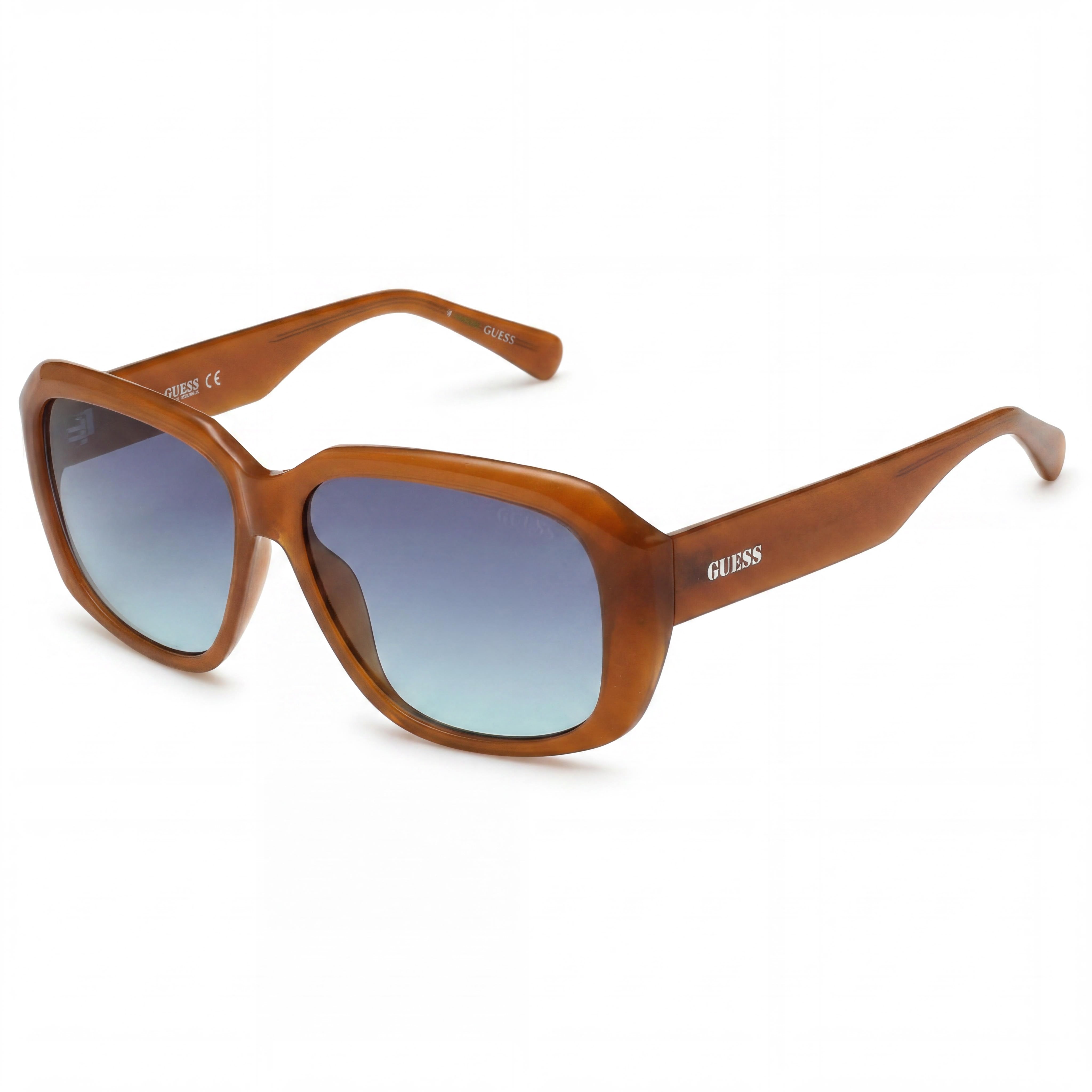 Gafas de sol Guess Cat Eye GU8233 para mujer, montura de plástico naranja, degradado azul, protección UV, 58 mm, Photo 1