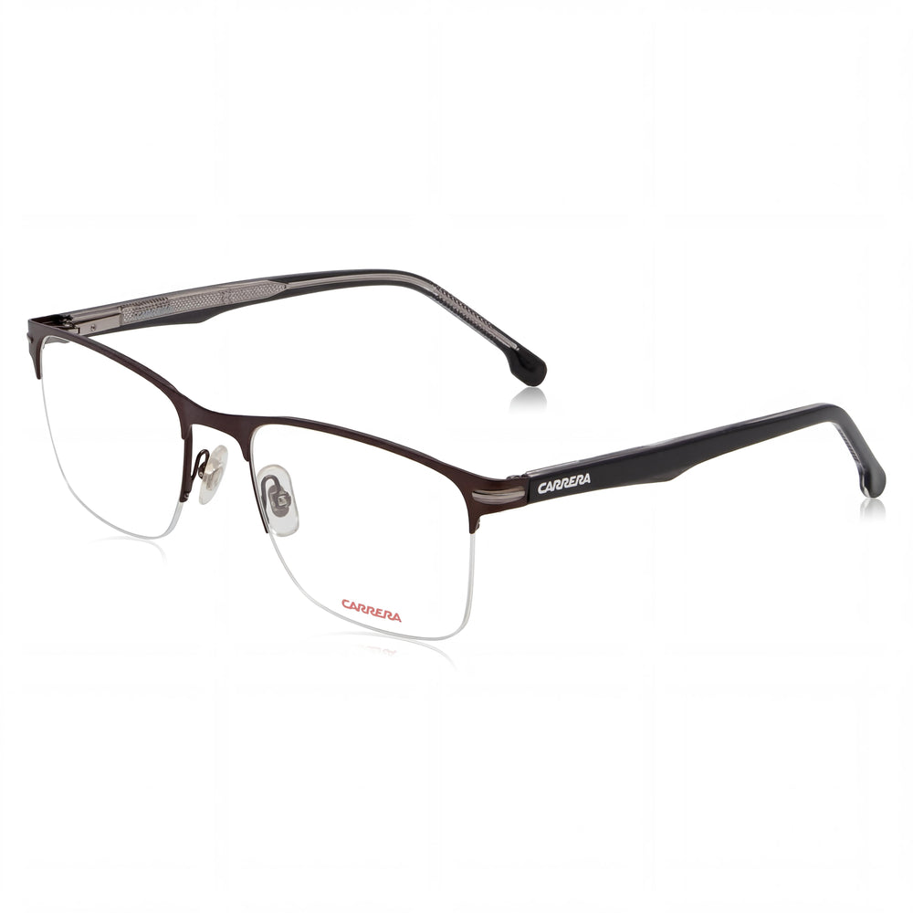 Gafas de sol Carrera 291 de aleación moderna de acero, color marrón mate, no polarizadas, de policarbonato, unisex, 55mm