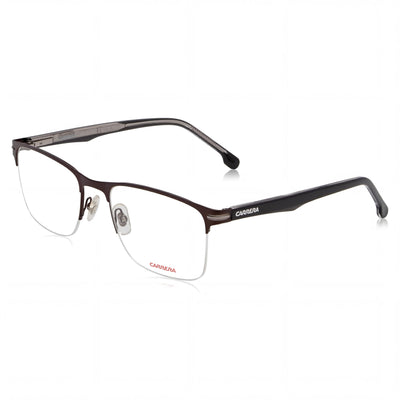 Gafas de sol Carrera 291 de aleación moderna de acero, color marrón mate, no polarizadas, de policarbonato, unisex, 55mm