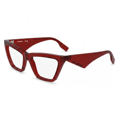 KARL LAGERFELD Kl6195 Women's Red Acetate Optical Eyeglasses 54mm