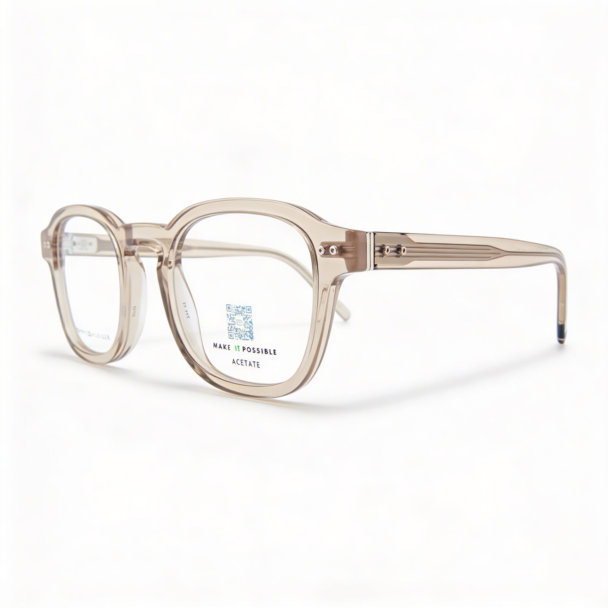 Tommy Hilfiger Modern Men's ECO ACETATE Beige Sunglasses 48mm, Photo 2