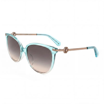 Kate Spade New York Kristina Gafas de Sol Redondas/Ovaladas de Acetato UV para Mujer Degradado Gris Marrón / Fucsia Gris 54mm